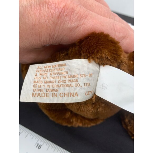 Dan Dee Collector's Choice Harvest Brown Bear Plush Pilgrim Thanksgiving Pumpkin - Picture 6 of 8